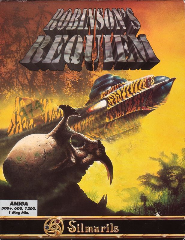 Robinson's Requiem box art for Jaguar CD